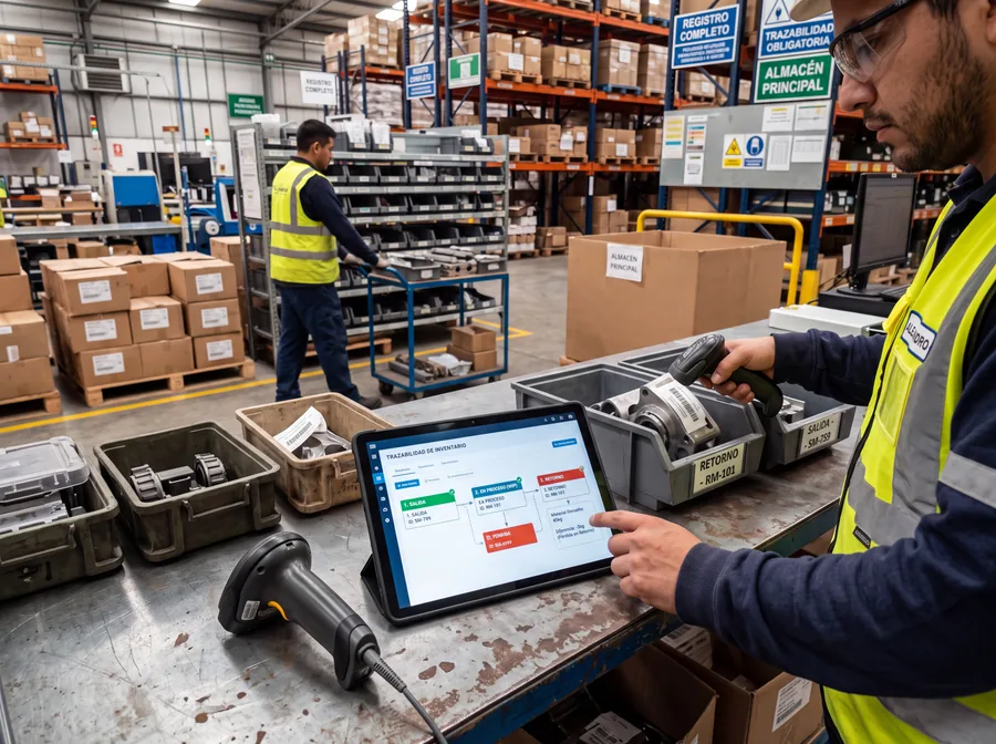 Inventario y trazabilidad — vista del sistema ANCHOR24